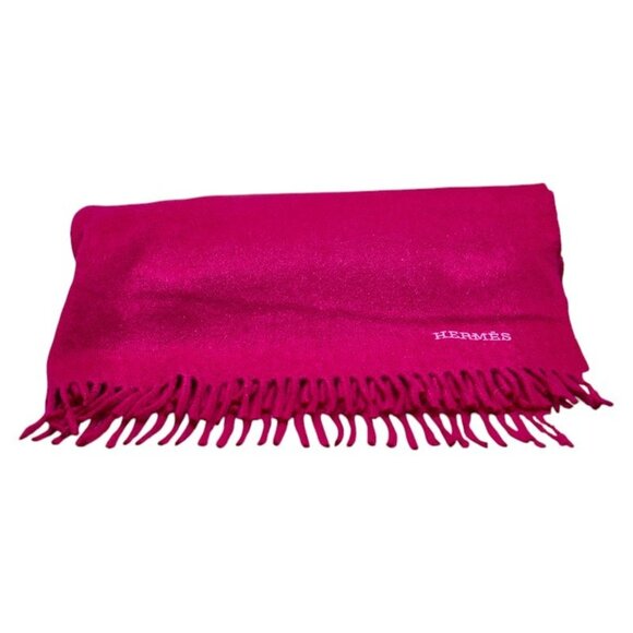 HERMES Pink Scarf - Picture 3 of 6